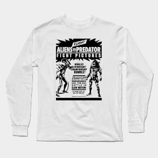 ALIENS vs. PREDATOR : Fight poster Long Sleeve T-Shirt